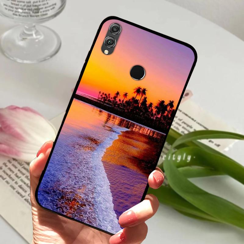 Para Capa Huawei Honor 8X Honor 8X Max Animais Legais Capas Traseiras Para Huawei Honor 8X Max Capa Honor8X Silicone Traseiro Para-choque Tampa