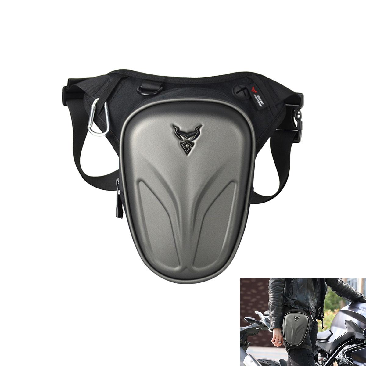 

Водонепроницаемая мотоциклетная поясная сумка с откидной ногой, боковая сумка для отдыха на открытом воздухе, повседневная мото-сумка, жесткий мотоциклетный рюкзак с жестким корпусом и поясным ремнем