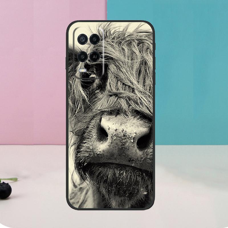 Highland Cows Case For Oppo A60 A80 A40 A15 A16 A17 A57 A94 A74 A54 A76 A96 A18 A38 A58 A78 A98 A5 A6 Pro
