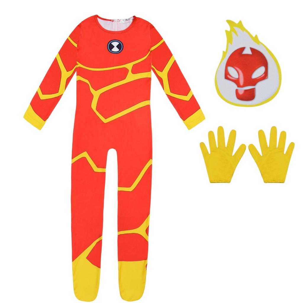 Cosplay Costume Jumpsuit Halloween Christmas Party Outfit for Kids Teens