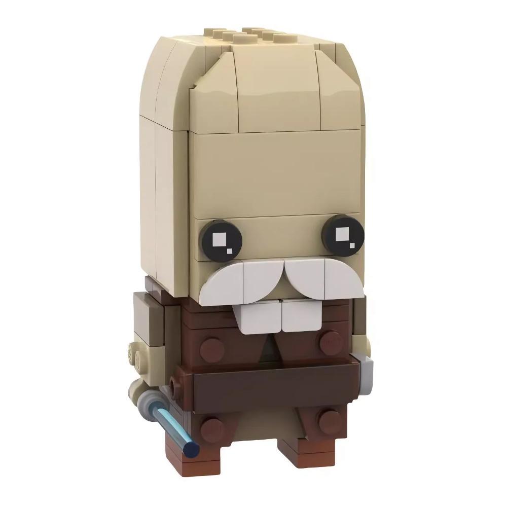 GSBAN Space MOC Wars Movie Brickheadz Figures Obi Maul Model Building Blocks Toys For Children Toy Kids Gifts Bricks