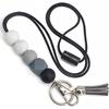 Nurse Necklace Silicone Beaded Lanyard Anti-Lose Teacher Lanyards ID Badges Lanyard  Great Gift