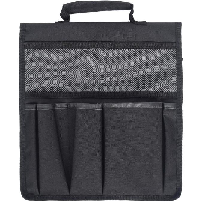 Garden Kneeler Tool Bags, Garden Stool Storage Bag,Kneeling Chair Garden Tool Bag Black