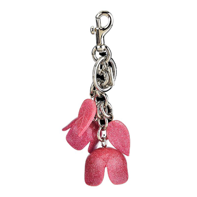 3D Excellent Rose Flower Pendant Keychian For Women Girls Backpack Bag Decoration Keyring 3/Color Handmade Key Chain Jewelry