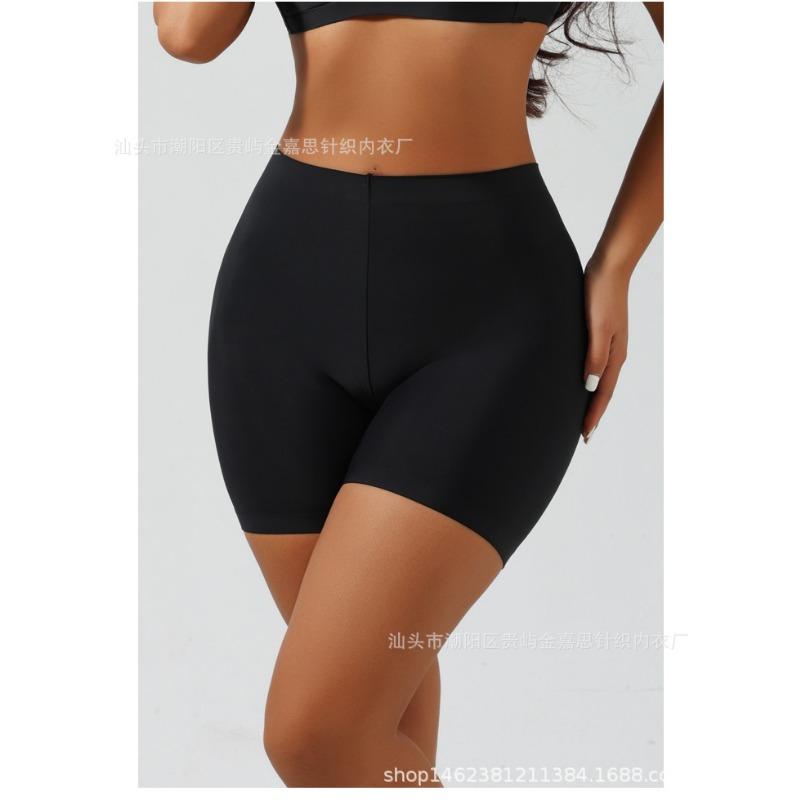 Women Mid Waist Tummy Control Seamless Butt Lifting Shapewear Safety Pants