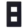 Panasonic Advanced Series Outlet Plate for 2 Matte Black WTL7002BK