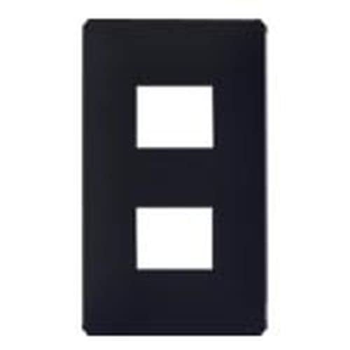 Panasonic Advanced Series Outlet Plate for 2 Matte Black WTL7002BK