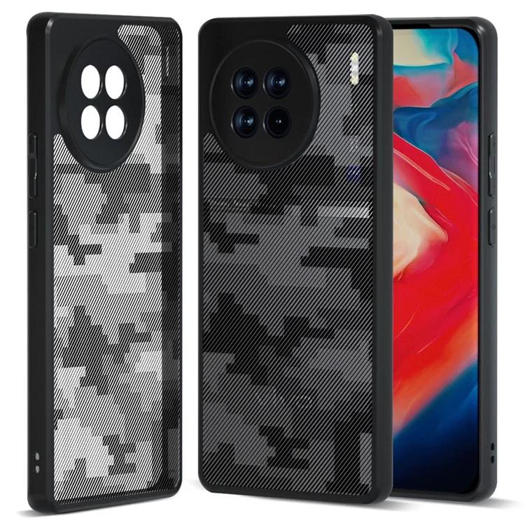 

For vivo X90 Pro+ 5G Case Drop-proof TPU+PC Phone Protective Shell