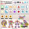 Large Magnetic Building Tiles Set for Kids - Educational Suction Magnet Blocks