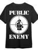 Public Enemy Logo Cotton T-Shirt | Large Men's Pure Cotton Short Sleeved