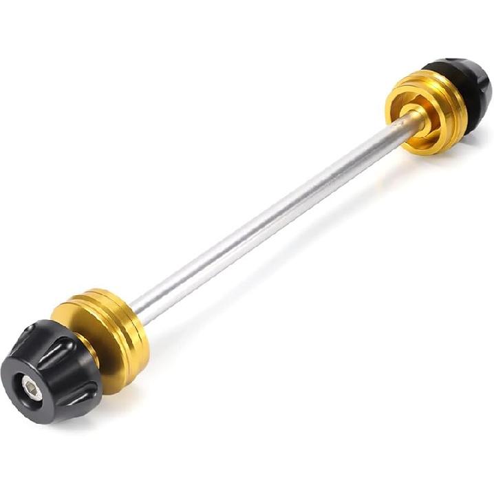 Moto Front Axle Fork Crash Slider Swingarm Spools Stand for Ducati 1199 1299 for Panigale V4 V2 for Multistrada 1200 (Color : Front Black)