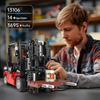 Mould King 13106 Technic MK II Forklift Kit, MOC Building Kit (1719 Pieces with MotorApp Remote) Technic Clamp Block Kit