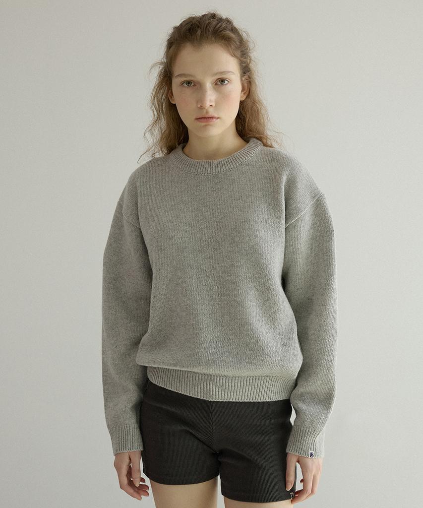 Sseomweeobeoteo Essential Wool Round Knit - 5Color