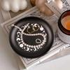 5.5 Inch Decorative Jewelry Dish Round Meditation Altar Tray Ritual Divination Tray  Gift