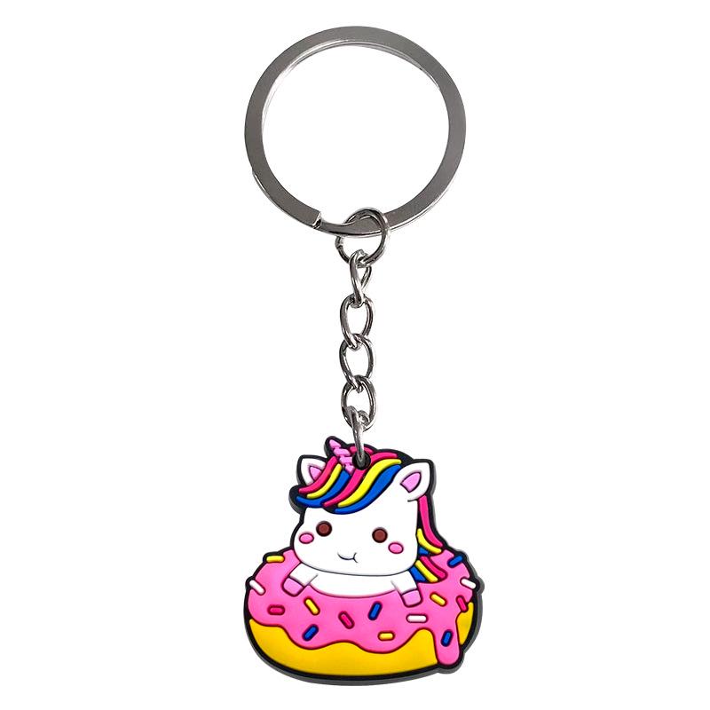 Adorable Unicorn Cartoon Keychain - DIY Backpack Pendant & Bag Charm, Hot Selling