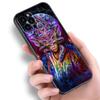 Psychedelic Trippy Kunst Telefon Fall Für Apple iPhone 13 12 Mini 11 Pro XS Max XR X 8 7 6S 6 Plus SE 2022 2020 5S 5 Schwarze Abdeckung