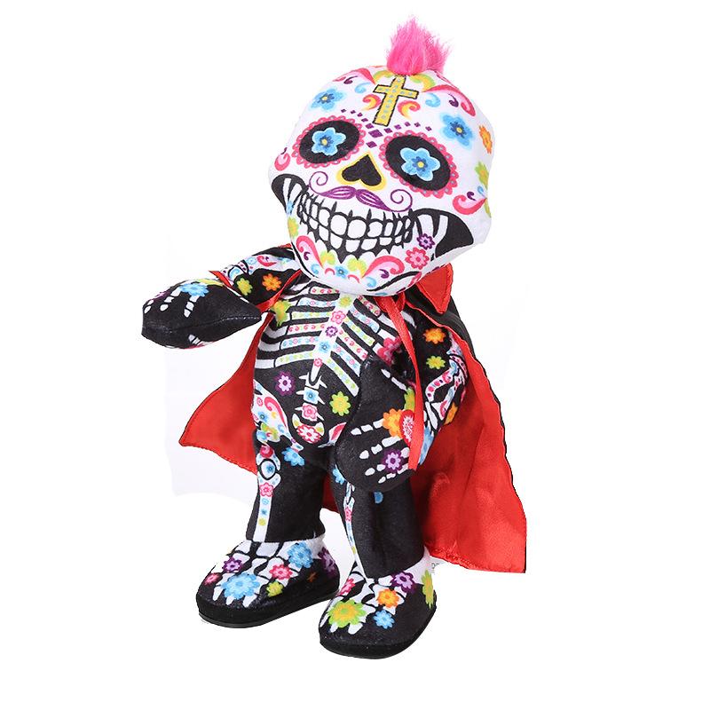 Halloween Dancing Flower Ghost Flower Heart Ghost Funny Ghost Can Dance and Sing Ghost Electric Stuffed Animal