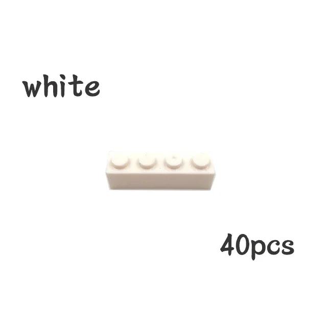 

40PCS MOC Assemble Particles 3010 3066 1x4 Bricks Dots Thick 1*4 Building Blocks DIY Educational Creative Toy for Kids