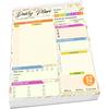 Daily Planner Notepad - Undated Daily Planner 52 Sheets 8.5" X 11" Daily for To-Do Lists, Habit Tracking, Academic Scheduling, and Productivity Goals