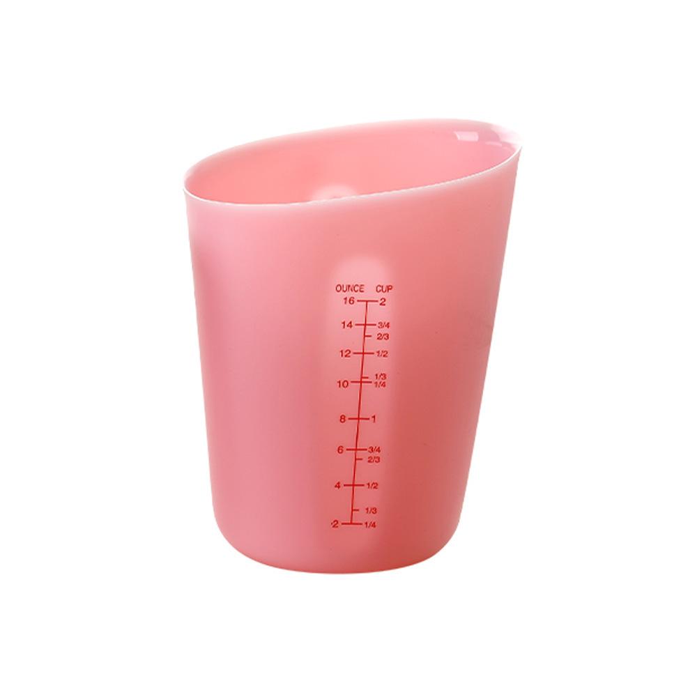 Přeshraniční silikonová sada odměrek: 3dílný, dvojitá stupnice (ml/oz), Žáruvzdorné pro pečení.