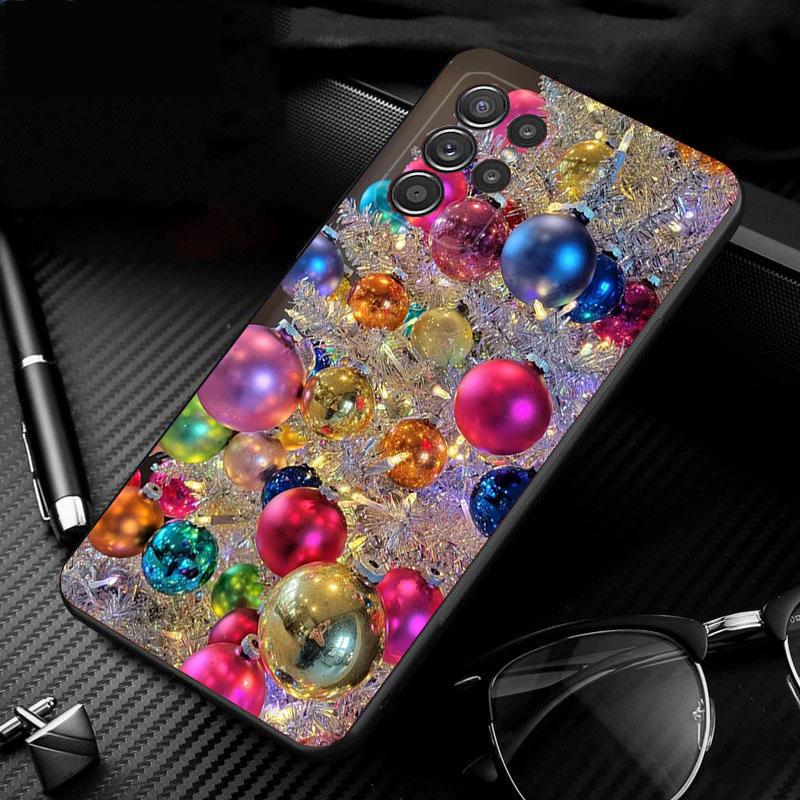 Merry Christmas Tree Phone Case For Samsung Galaxy S25 S24 S23 S22 S21 Ultra S24 S23 S22 S21 S25 Plus S24 S25 FE