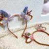 Headband Merry Christmas Decor Children Hair Clip Christmas Headwear Elk Hair Hoop Antler Hairpin