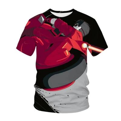 Animationsfilme Unisex 3D T-Shirt Mode Herren/Damen Street Harajuku Stil T-Shirt Mode Kurzarm Rundhals Top