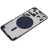 For iPhone 14 Battery Housing with Bracket+Camera Lens Cover+Magnetic Ring Replacement Part (without Logo)