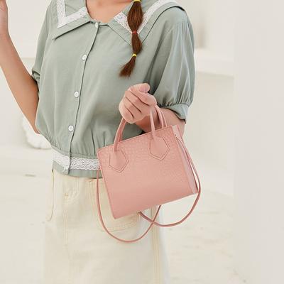Lis Hand Summer and Autumn Personality Crocodile Pattern Mini Handbag Shoulder Messenger Bag