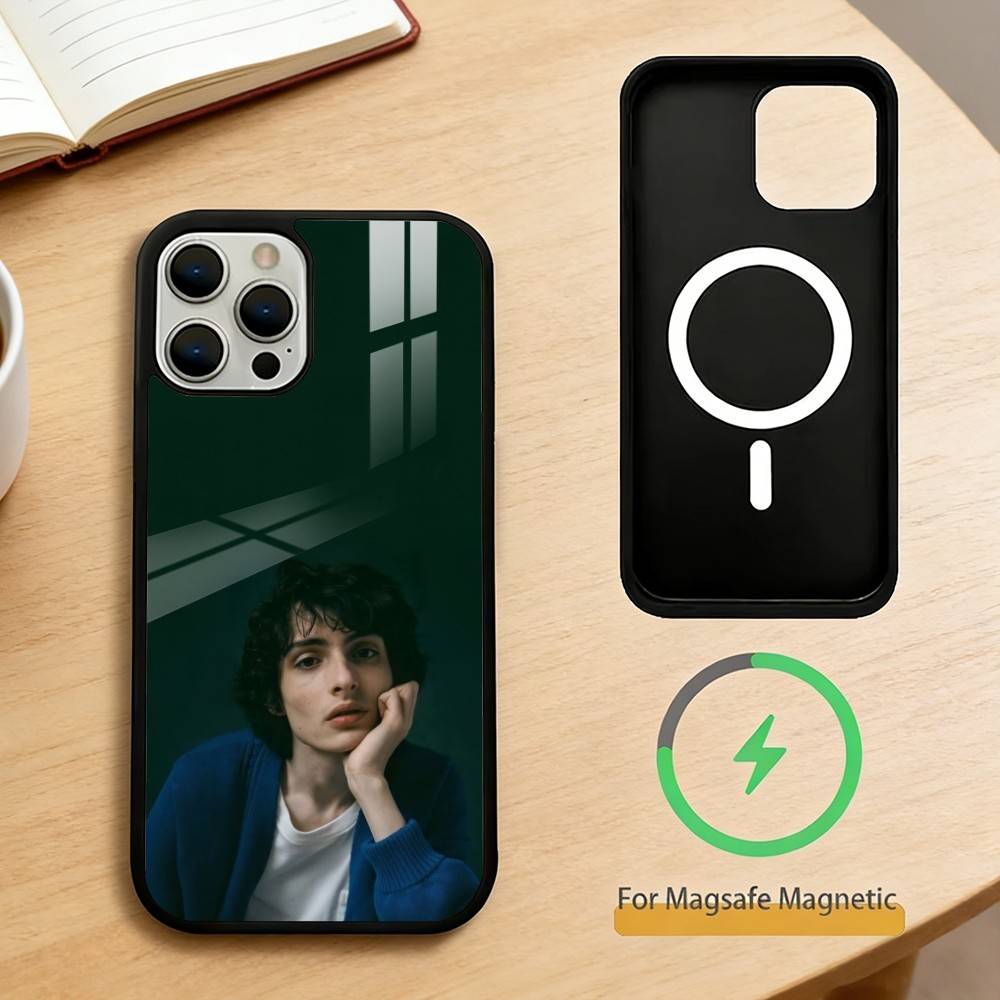 

F-Finn Wolfhard Actor Phone Case For iPhone 14,16,15,13,17,12,Plus,Pro,Max Magnetic For Magsafe Frosted Cover iPhone11PROMAX