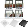 Premium Fenster-Fliegengitter-Türvorhang mit selbstklebendem Netzschutz für Mücken und Insekten