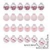 Christmas Ball Ornaments 24 Pieces Clear Christmas Balls Holiday Decorations for Home Party Supplies Room Offices Dormitory