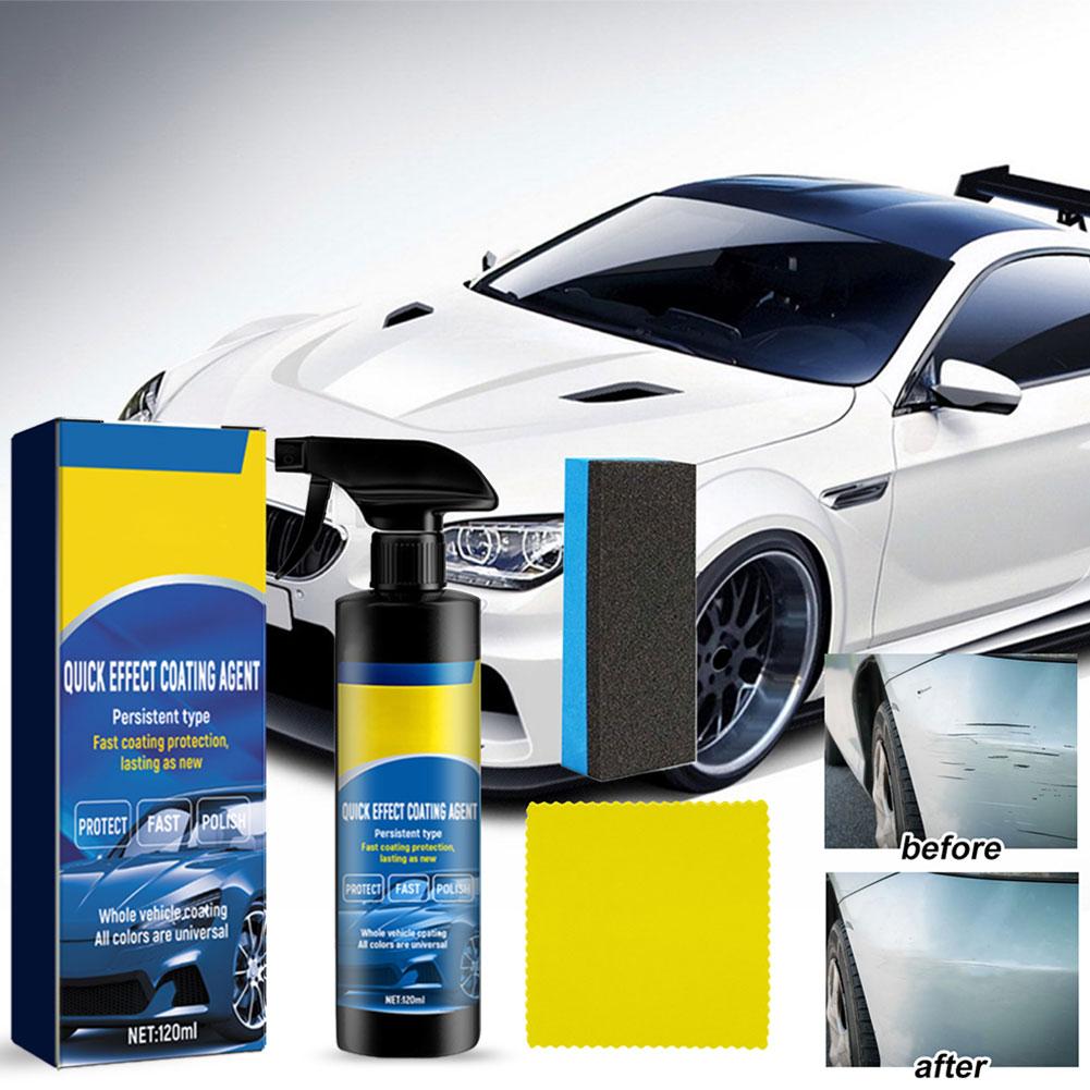 1/2pcs Car Coating Agent Car Paint Renovation Brightening Removal Multifunctional Coating Car Spray Supplies Dust Car Clean P9E8