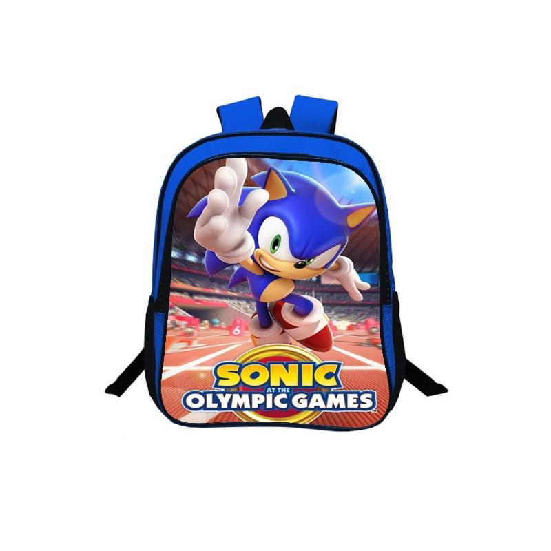 Sonic The Hedgehog 2 Children's Backpack For School Travel Colorful Artwork Unisex Design