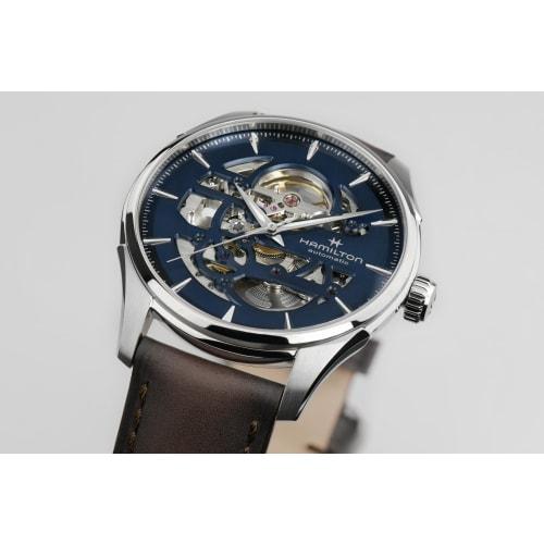 Hamilton Jazzmaster Skeleton Automatic Watch H42535541 Unisex [Official Import] with Official Warranty
