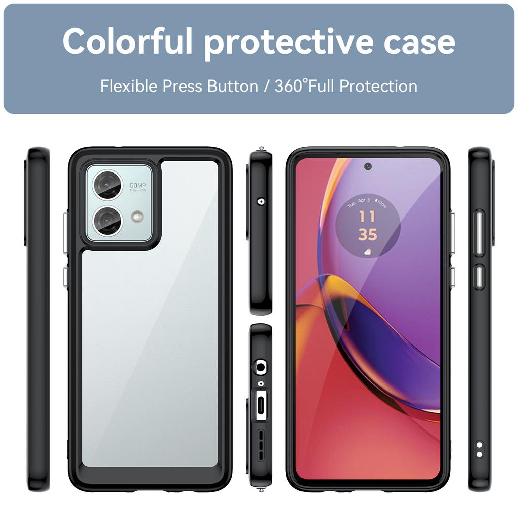 For Motorola Moto G84 5G Case TPU+Acrylic Protective Phone Cover