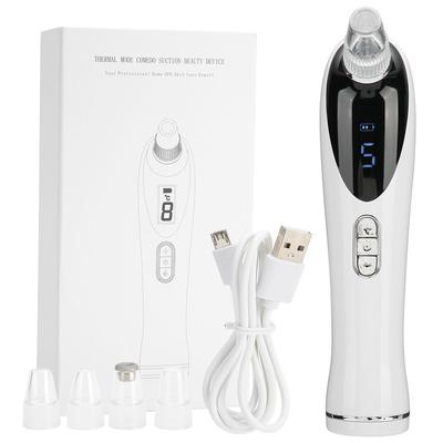 Elektrisches Mitesserentfernungsgerät Beheizter Poren Akne Staubsauger Extraktor Gesichtsreinigungsgerät