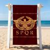 Fashion print SPQR Towel Drying Bath Towel Applicable To Light Swimming Camping Yoga Beach Out