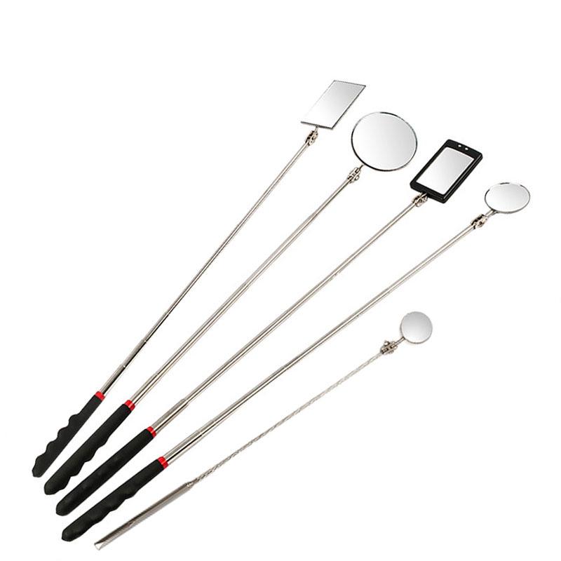 HD Telescopic Inspection Mirror - Universal Car Repair Reflector and Endoscope Rearview Tool