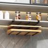 Stand Shelf For Cutting Boards Hanging Metal Black For Kitchen