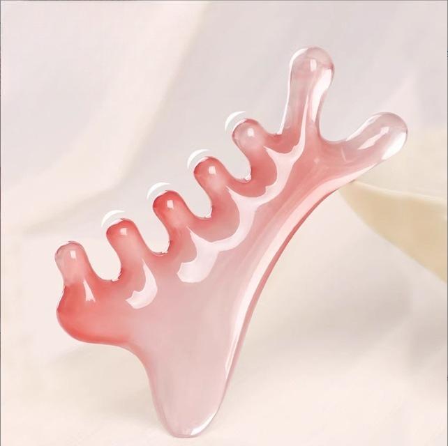 1Pc Massage Comb Head Meridian Comb Hair Therapy Massage Men and Women Scraping Scalp Dredging Anti-wide Tooth Comb Portable Meridian Comb