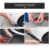 Universelle Auto Frontstoßstangenlippe Splitter Spoiler Gummilippe Schutzleiste Karosserieverkleidung Stoßstangenlippenstreifen Auto Seitenlippe Außenverkleidungen
