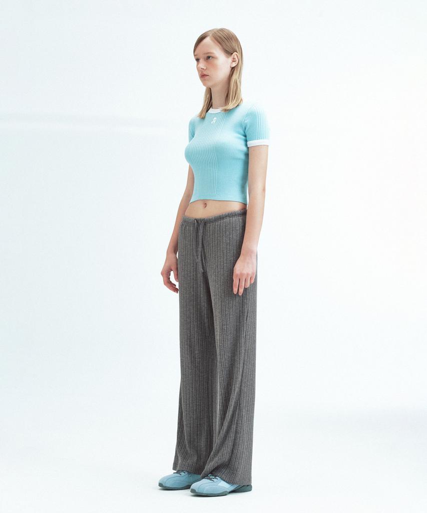 REST&RECREATION Ribbed Coloration Knit - Sky Blue