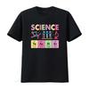 Science Teacher T Shirt Periodic Table Chemistry Sarcastic For  Vintage Washed Unisex Graphic Homme Casual Stretched Slightly