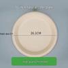 Eco-Friendly Disposable Paper Plates for BBQ, Cake, DIY Crafts, and Kindergarten - Thickened Round and Square Shapes