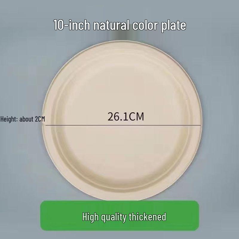 Eco-Friendly Disposable Paper Plates for BBQ, Cake, DIY Crafts, and Kindergarten - Thickened Round and Square Shapes