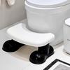 Sturdy Toilet Stool Plastic Poop Stool Comfortable Anti-Slip Seat Stool  Elderly