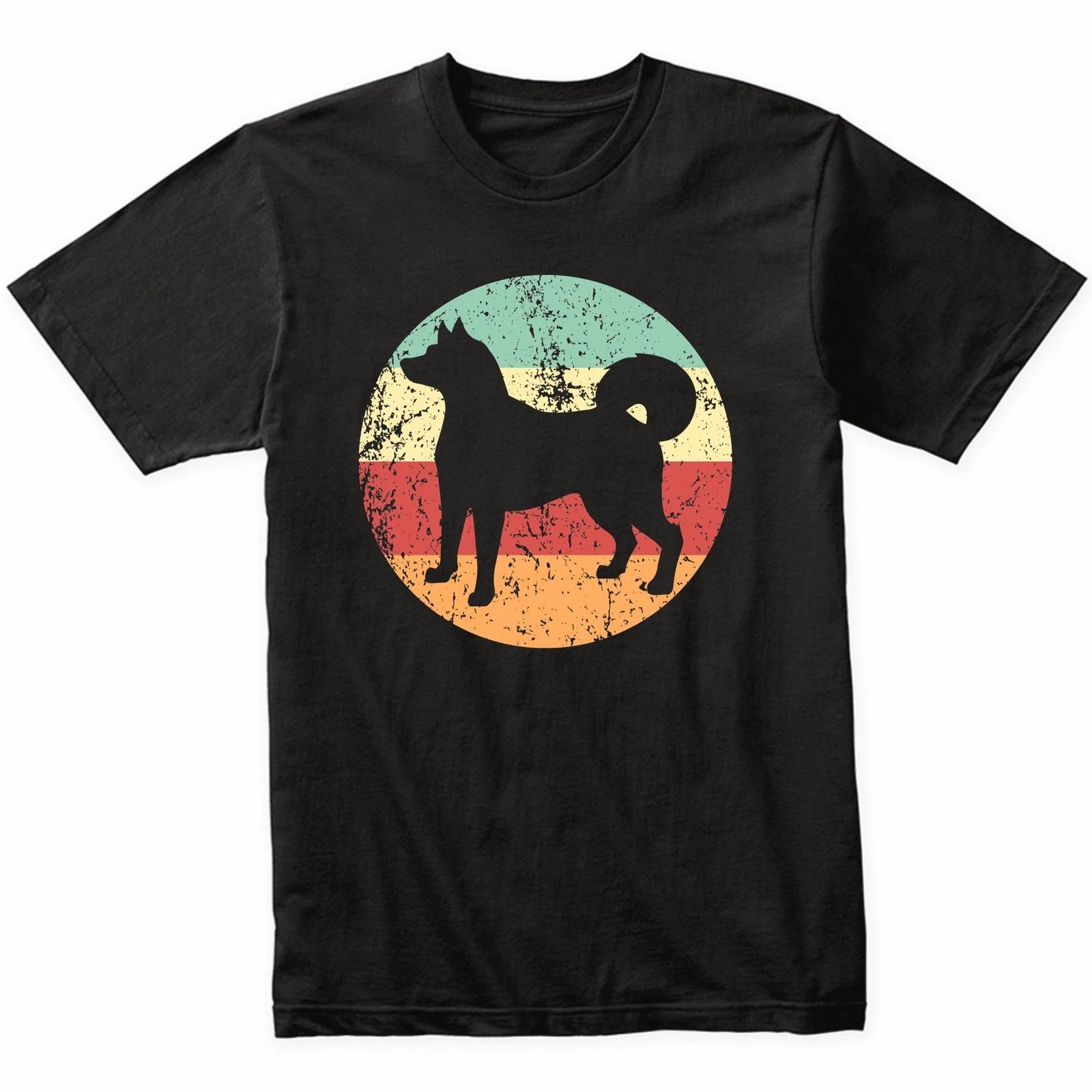 

Retro Shiba Inu Dog Breed Icon T-Shirt - Retro Colors S