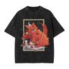 Classic Retro Game Hades Zagreus Funny Graphic Print T-Shirt Men Women Vintage Washed Cotton Y2K Harajuku Unisex Oversize Streetwear Short Sleeve Top