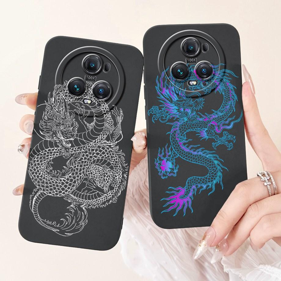 For Honor Magic5 Lite 5 Pro Magic4 Magic6 Lite Case Soft Silicone Back Cover Panda Marble Dragon Cat Astronaut Cartoon Bumper